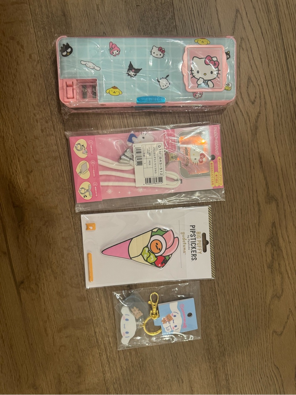 Hello Kitty Pink and Light Blue Kids Pencil Case & Accessory Bundle